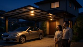 池田市でカーポートを施工した画像