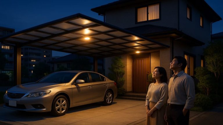 池田市でカーポートを施工した画像