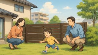 【射水市】目隠しフェンス設置の費用目安とおしゃれプラン集 射水市の住宅に施工された目隠しフェンスイメージ