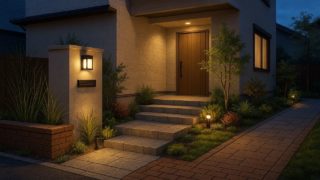 入間市の住宅に施工されたおしゃれで安い外構イメージ