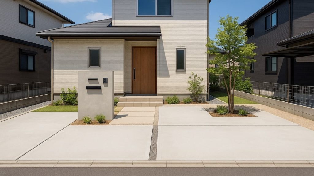 【伊勢崎市】外構を安いのにおしゃれに見せる奥行きの出し方