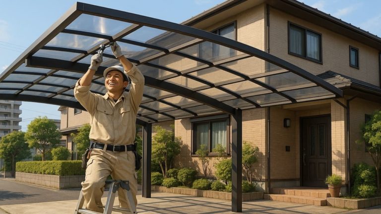 板橋区でカーポートを施工した画像