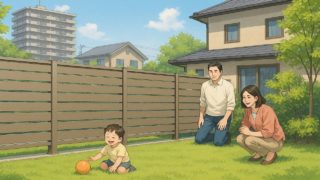 【伊丹市】目隠しフェンスの費用相場とおすすめ素材3選 伊丹市の住宅に施工された目隠しフェンスイメージ