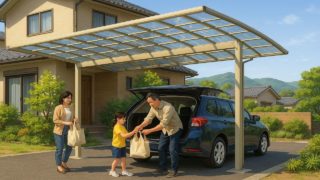 磐田市でカーポートを施工した画像