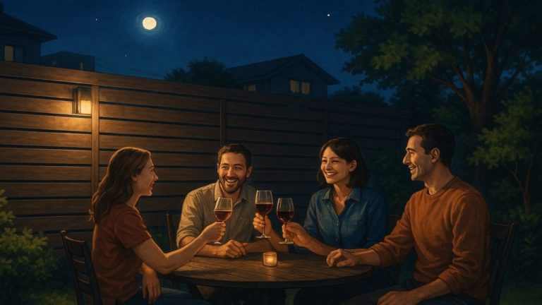 和泉市の住宅に施工された目隠しフェンスイメージ