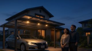 泉佐野市でカーポートを施工した画像