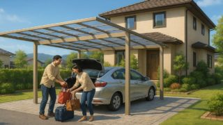 各務原でカーポートを施工した画像