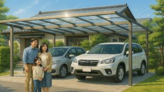 【神奈川県】カーポートの費用を徹底ガイド|設置タイプ別の相場 神奈川県でカーポートを施工した画像