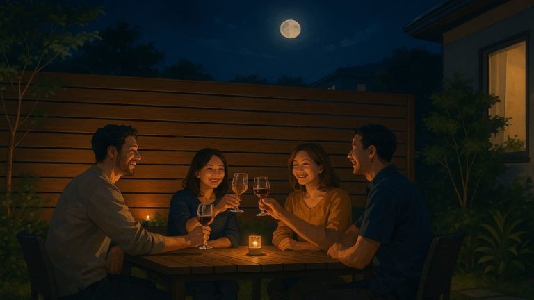 神奈川県の住宅に施工された目隠しフェンスイメージ