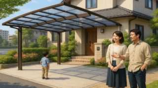 【関西地方】カーポート相場のまとめ|選んで間違いない3つのプラン 関西地方でカーポートを施工した画像