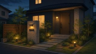 【刈谷市】安い×おしゃれを叶える外構のトーン設計イメージ 刈谷市の住宅に施工されたおしゃれで安い外構イメージ