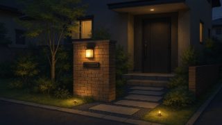 【柏市】安いのにおしゃれな外構を作るマテリアル最小プラン 柏市の住宅に施工されたおしゃれで安い外構イメージ