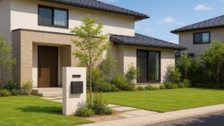 【葛飾区】安いのにおしゃれな外構で支持が高い組み合わせ 葛飾区の住宅に施工されたおしゃれで安い外構イメージ