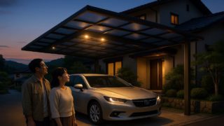 河内長野市でカーポートを施工した画像