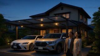 川西市でカーポートを施工した画像