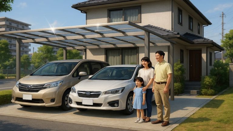 岸和田市でカーポートを施工した画像