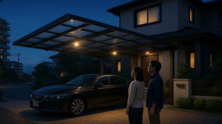 神戸市でカーポートを施工した画像