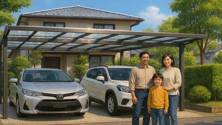 小平市でカーポートを施工した画像