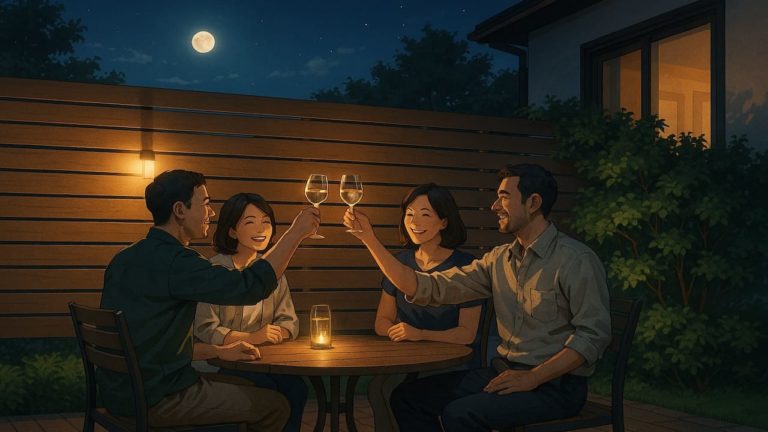 小金井市の住宅に施工された目隠しフェンスイメージ