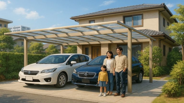 国分寺市でカーポートを施工した画像