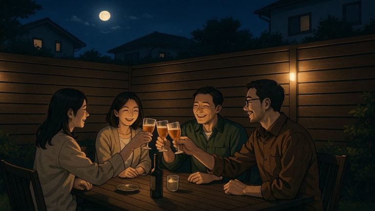 国分寺市の住宅に施工された目隠しフェンスイメージ