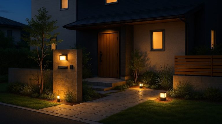 小牧市の住宅に施工されたおしゃれで安い外構イメージ