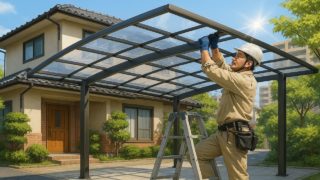 【国立市】カーポート工事の費用相場|1台・2台・積雪対応まで紹介 国立市でカーポートを施工した画像