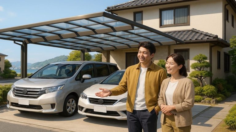 呉市でカーポートを施工した画像