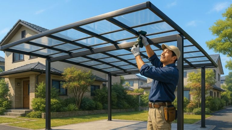 町田市でカーポートを施工した画像