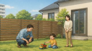 【前橋市】目隠しフェンス費用の相場とコスパの良い素材3選 前橋市の住宅に施工された目隠しフェンスイメージ