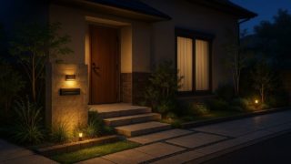 【松阪市】駐車場が中心でも安くておしゃれな外構プラン 松阪市の住宅に施工されたおしゃれで安い外構イメージ