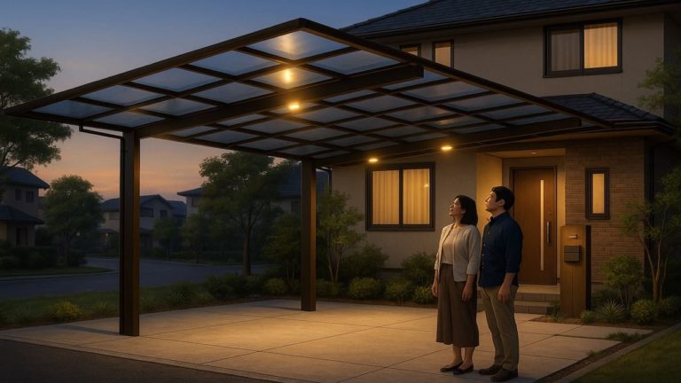 三木市でカーポートを施工した画像