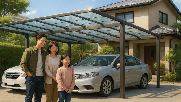 三鷹市でカーポートを施工した画像