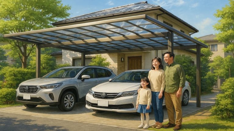 武蔵野市でカーポートを施工した画像