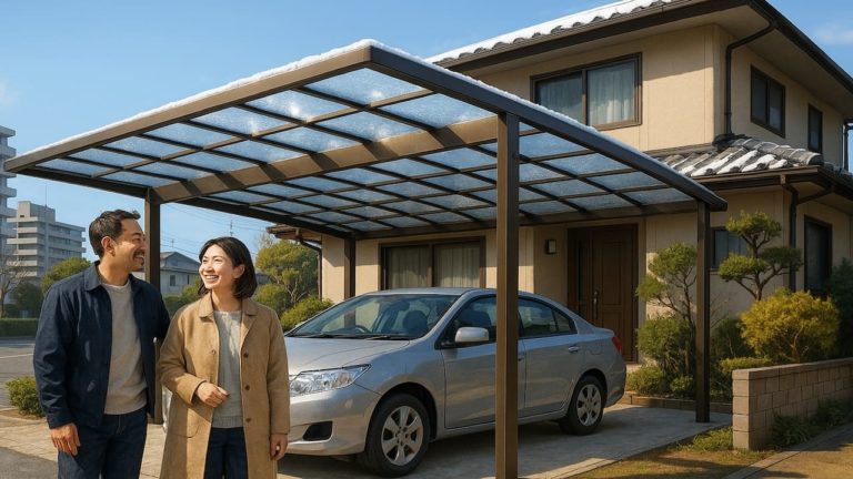 長岡市でカーポートを施工した画像