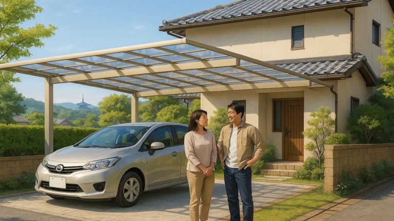 奈良市でカーポートを施工した画像