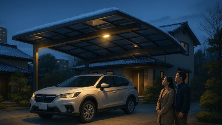 新潟県でカーポートを施工した画像