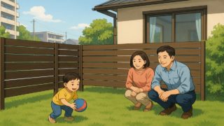 【新潟県】目隠しフェンスの設置費用|おしゃれに仕上げるコツ 新潟県の住宅に施工された目隠しフェンスイメージ