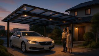 西宮市でカーポートを施工した画像