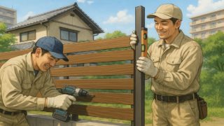 【西尾市】長持ちする目隠しフェンス|価格目安と耐久素材3選 西尾市の住宅に施工された目隠しフェンスイメージ