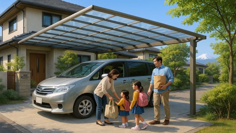 沼津市でカーポートを施工した画像