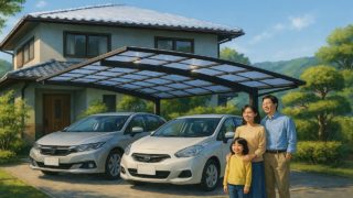 青梅市でカーポートを施工した画像