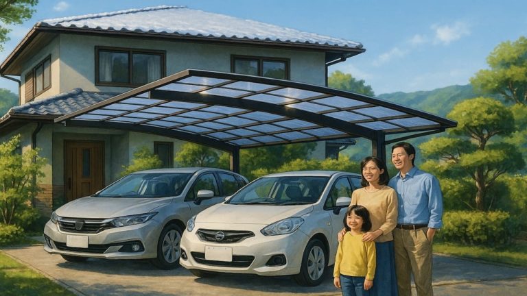 青梅市でカーポートを施工した画像