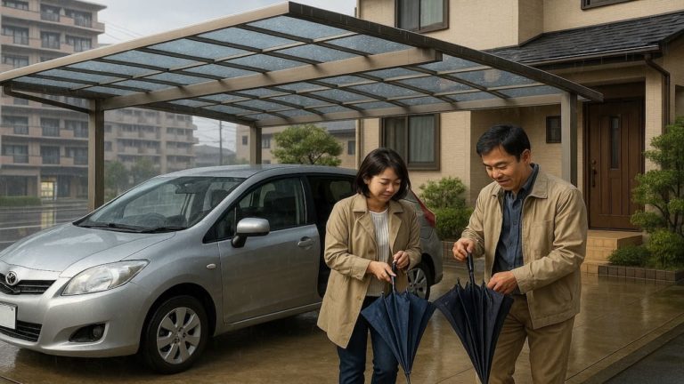 大阪府でカーポートを施工した画像