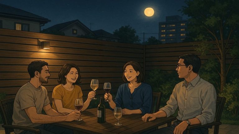 大阪府の住宅に施工された目隠しフェンスイメージ