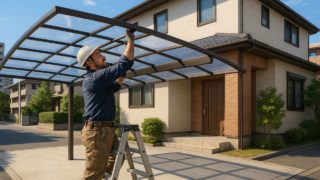 大田区でカーポートを施工した画像