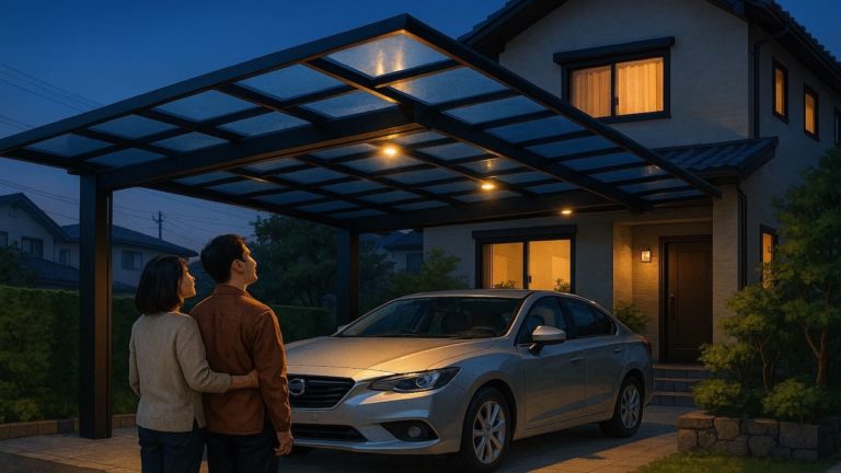 相模原市でカーポートを施工した画像