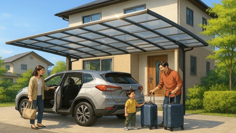 坂戸市でカーポートを施工した画像