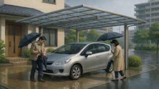 堺市でカーポートを施工した画像