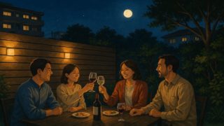 堺市の住宅に施工された目隠しフェンスイメージ